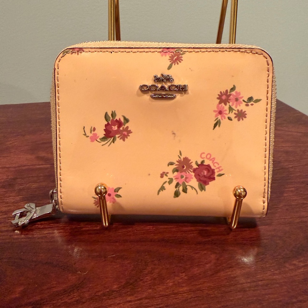 Coach Floral Print Wallet